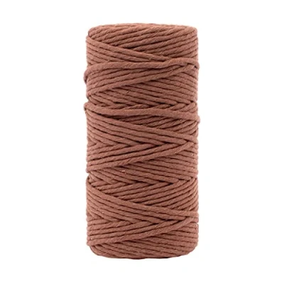 Afbeelding van Vaessen Creative Macrame Touw Bruin 3mmx100m