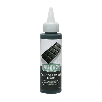 Afbeelding van BrandNewCake Chocolade Kleurstof Zwart 100ml