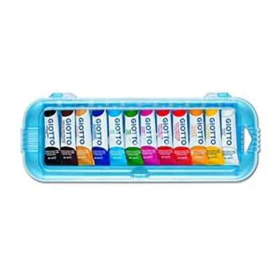 Afbeelding van GIOTTO Box met 12 tubes 10 ml extra dunne gouache
