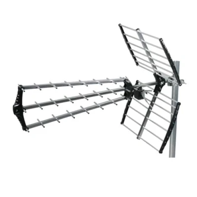 Image de Antenne tnt trinappe prémontée gain 18db uhf rateau terrestre toit maison