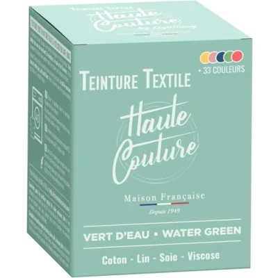 Afbeelding van Textielverf, watergroen, 350 g, alles in één, klaar voor gebruik kleding en hoogwaardige stoffen