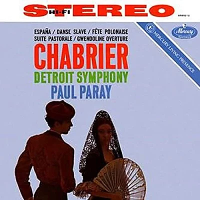 Afbeelding van Detroit Symphony Orchestra, Paul Paray Chabrier: The Music Of Chabrier (LP)