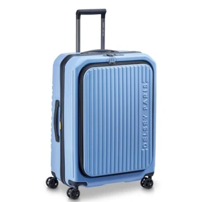Afbeelding van Delsey Securitime Zip Trolley M Expandable lavendel blue Harde Koffer