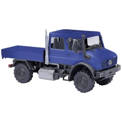 Afbeelding van Busch 51082 H0 Vrachtwagen Mercedes Benz Unimog u 5023, blauw
