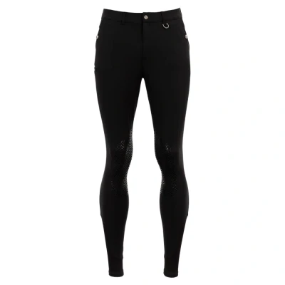 Image de BR Pantalon d&#039;Équitation Maikel Genoux Silicones Noir EU 50