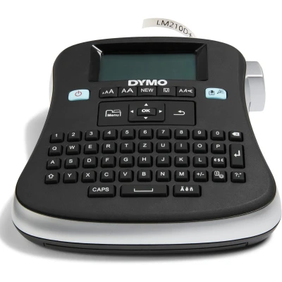 Afbeelding van DYMO LabelManager 210D labelmaker Desktoplabelprinter Draagbare met QWERTZ toetsenbord Groot scherm en toetsen Voor snelle toegang kantoor thuisgebruik