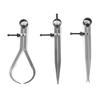Afbeelding van QWORK 3 stuks veerpasser 228 mm voor de meting