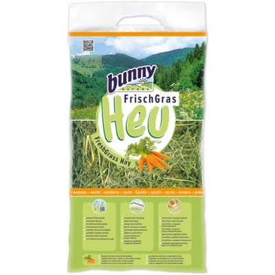 Afbeelding van Bunny Nature Vers Gras Hooi Met Wortel 500 GR