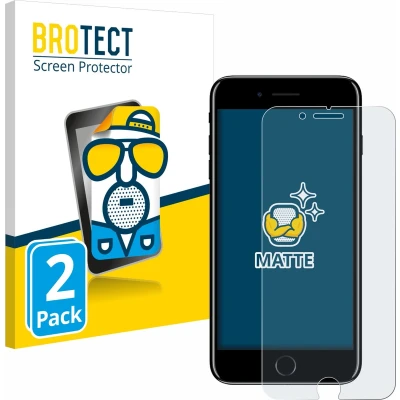 Afbeelding van BROTECT Screenprotector voor Apple iPhone 7 Plus / 8 Folie Beschermfolie matte (2 Stuks)