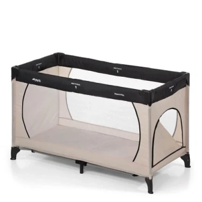 Image de Hauck lit parapluie dream&#039;n play plus, beige/gris
