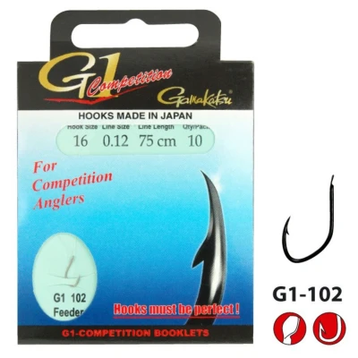 Afbeelding van Gamakatsu G1 102 Competition Haak Maat 16 (140315 16)