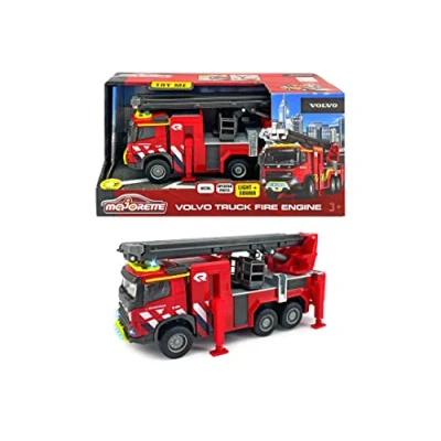 Afbeelding van Majorette Grand Series Volvo FMX Brandweerwagen NL Metaal Licht en Geluid 19 cm Speelgoedvoertuig
