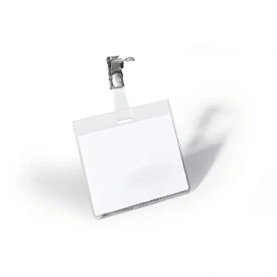 Afbeelding van Badge Durable 8003 met clip liggend gesloten 60x90mm