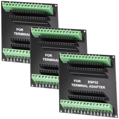 Afbeelding van ESP32 3 stuks breakout kaarten voor 30 polig, 2,4 GHz dual core wifi + Bluetooth 2 in 1 microcontroller ESP WROOM 32 chip Arduino (3)