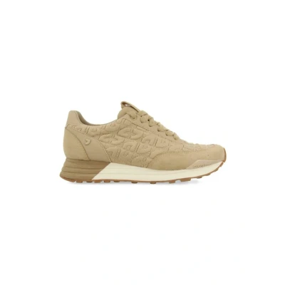 Afbeelding van Gioseppo SVIT Sneakers laag, Dames, Maat: 37, Taupe Leer/ synthetisch