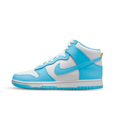 Afbeelding van Nike Dunk High Retro, Blue Chill, DD1399 401, EUR 40.5