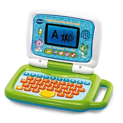 Afbeelding van VTech Ordi tablet P&#039;tit Genius Touch groen kindercomputer, leertablet 2/6 jaar versie FR