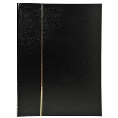 Afbeelding van Postzegelalbum Exacompta 22.5x30.5cm 48 zwarte paginas zwart