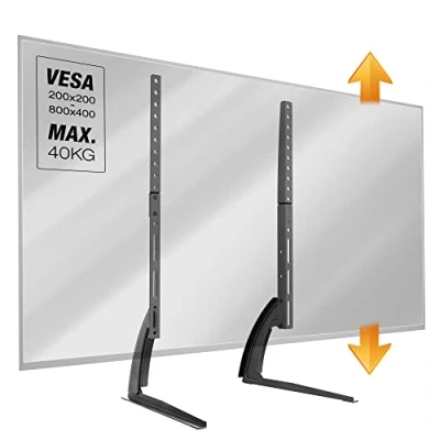 Afbeelding van RICOO TV standaard FS502 30 65 inch (76 165 cm), universeel, in hoogte verstelbaar, kantelbaar, sokkel voor televisie, VESA 200 x