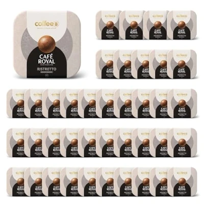 Image de 360 Coffee Balls Ristretto Boules de Café haut gamme 100% compostable Spécialement conçues pour l&#039;utilisation la machine à CoffeB by Royal