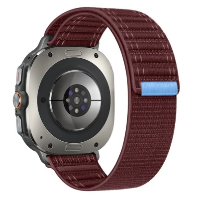 Afbeelding van Nylon Wave band Bordeaux Samsung Galaxy Watch Ultra 47mm
