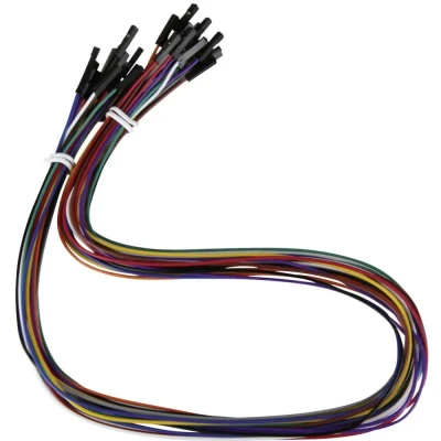 Afbeelding van Joy it RB CB3 050 Jumperkabel Raspberry Pi, Banana Arduino [20x Draadbrug bus 20x bus] 0.50 m Bont Incl. pins