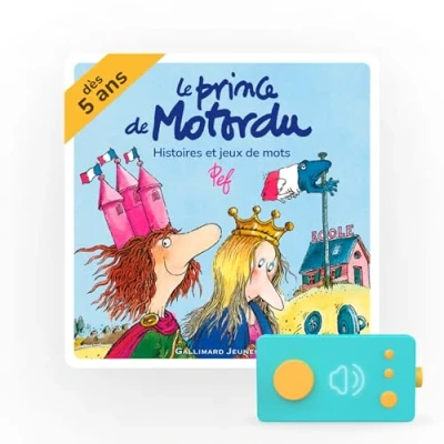 Afbeelding van Interactief audioboek Lunii pour Ma Fabrique à Histoires Motordu et jeux de mots Franstalige Versie