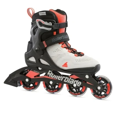 Afbeelding van Macroblade 80 Inline Skates Dames Glacier Grey Coral900 24,5 Grijs In Line