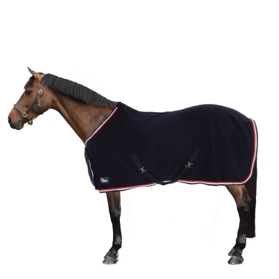 Afbeelding van Harry&#039;s Horse Master fleecedeken donkerblauw maat:185
