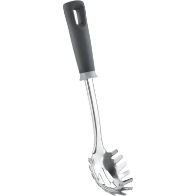 Afbeelding van Metaltex Spaghettilepel Maximo 30 Cm Rvs Zilver/zwart