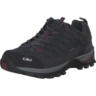 Afbeelding van CMP Rigel LOW Trekking Shoes WP Outdoorschoenen, Heren, Maat: 39, Asphalt/syrah Leer/ synthetisch