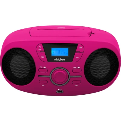 Afbeelding van Bigben CD61 Radio CD speler voor kinderen USB Roze
