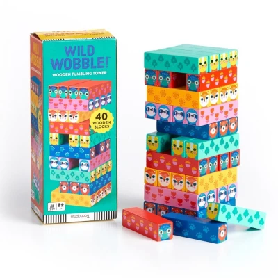 Afbeelding van Wooden Tumbling Tower: Wild Wobble!