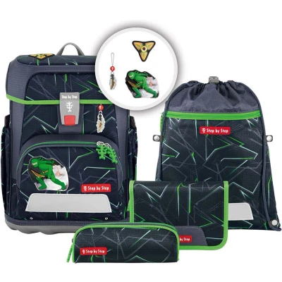 Afbeelding van Step by SET Schooltas voor kinderen, Maat: One Size, Ninja kimo