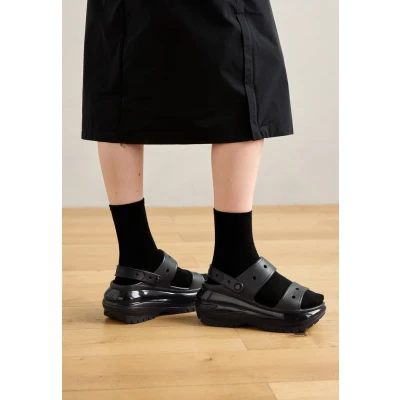 Afbeelding van Crocs Classic MEGA Crush Muiltjes met hak, Maat: 36 37, Black Kunststof