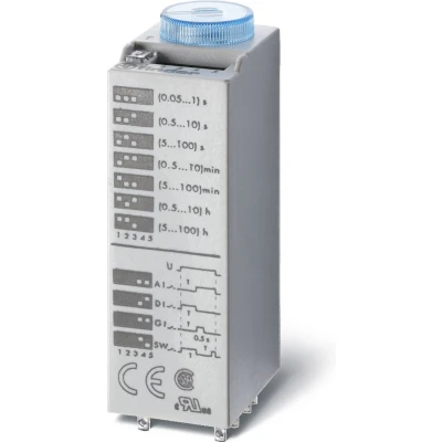 Afbeelding van Finder 85.02.0.024.0000 Tijdrelais 24 V/AC, V/DC 2x wisselcontact 10 A 400 V/AC Multifunctioneel