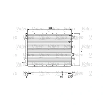 Afbeelding van Valeo Airco condensor 818080