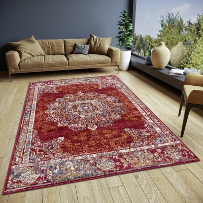 Afbeelding van Vloerkleed Maderno Rood 57x90 Cm Laagpolig Home Collectie Dekbed Discounter.nl