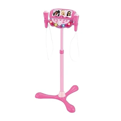 Afbeelding van Lexibook Barbie Staande luidspreker voor kinderen, muziekspel, in hoogte verstelbaar, lichteffecten, 2 microfoons inbegrepen, MP3 stekker, AUX aansluiting, roze, S160BB