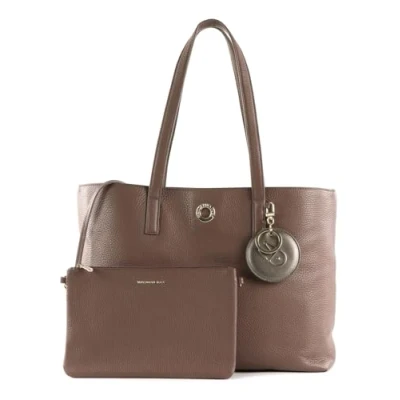 Afbeelding van MANDARINA DUCK Leren Mellow Leather Shopper Balsamic Bruine