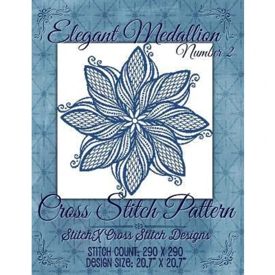Afbeelding van Elegant Medallion 2 Cross Stitch Pattern