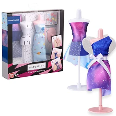 Afbeelding van Bandai Harumika Deluxe Stylist Kit Kawaii Cosmic Thema Creatieve vrijetijdsset voor het maken van zijn draadloze mode, zonder naald, 40432