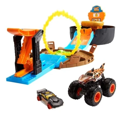 Afbeelding van Hot Wheels Monster Truck Stuntbanden speelset