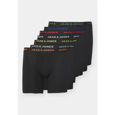 Afbeelding van Jack &amp; Jones Jacbasic PLUS Trunks 7 PACK Boxerbriefs, Heren, Maat: 4XL, Black