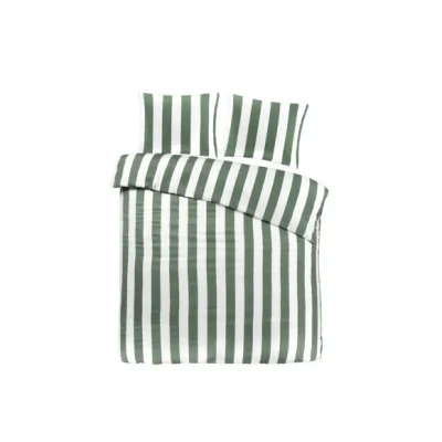 Afbeelding van Papillon Lewis Dekbedovertrek Eenpersoons 140x200/220 cm Groen