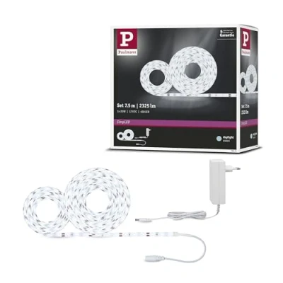 Afbeelding van Paulmann SimpLED 78976 LED strip complete set Met connector (male) 12 V 7.5 m Daglichtwit 1 stuk(s)