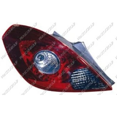 Afbeelding van PRASCO OP0344164 Achterlicht Links Grijs/Rood Zonder lamphouder OPEL: Corsa D Hatchback