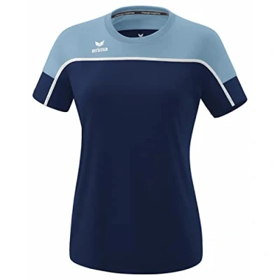 Afbeelding van erima CHANGE by T shirt dames new navy/faded denim/wit