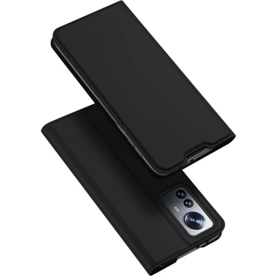 Afbeelding van Dux Ducis Telefoonhoesje geschikt voor Xiaomi 12 Pro Skin Book Case Zwart