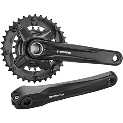 Image de Pedalier vtt shimano 9v. mt210 175mm 36 22 integre